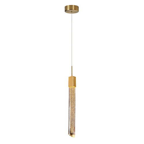 Подвесной светильник OD2510-1 gold/smoky