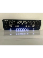 Рамка с LED подсветкой надписи. Серёга Lexus