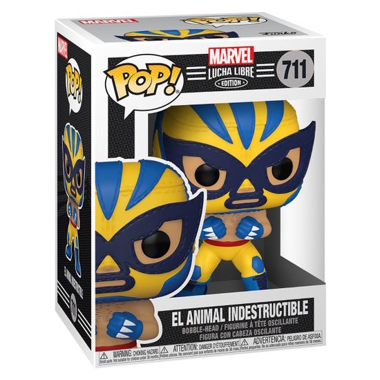 Фигурка Funko POP! Bobble Marvel Luchadores Wolverine 53873