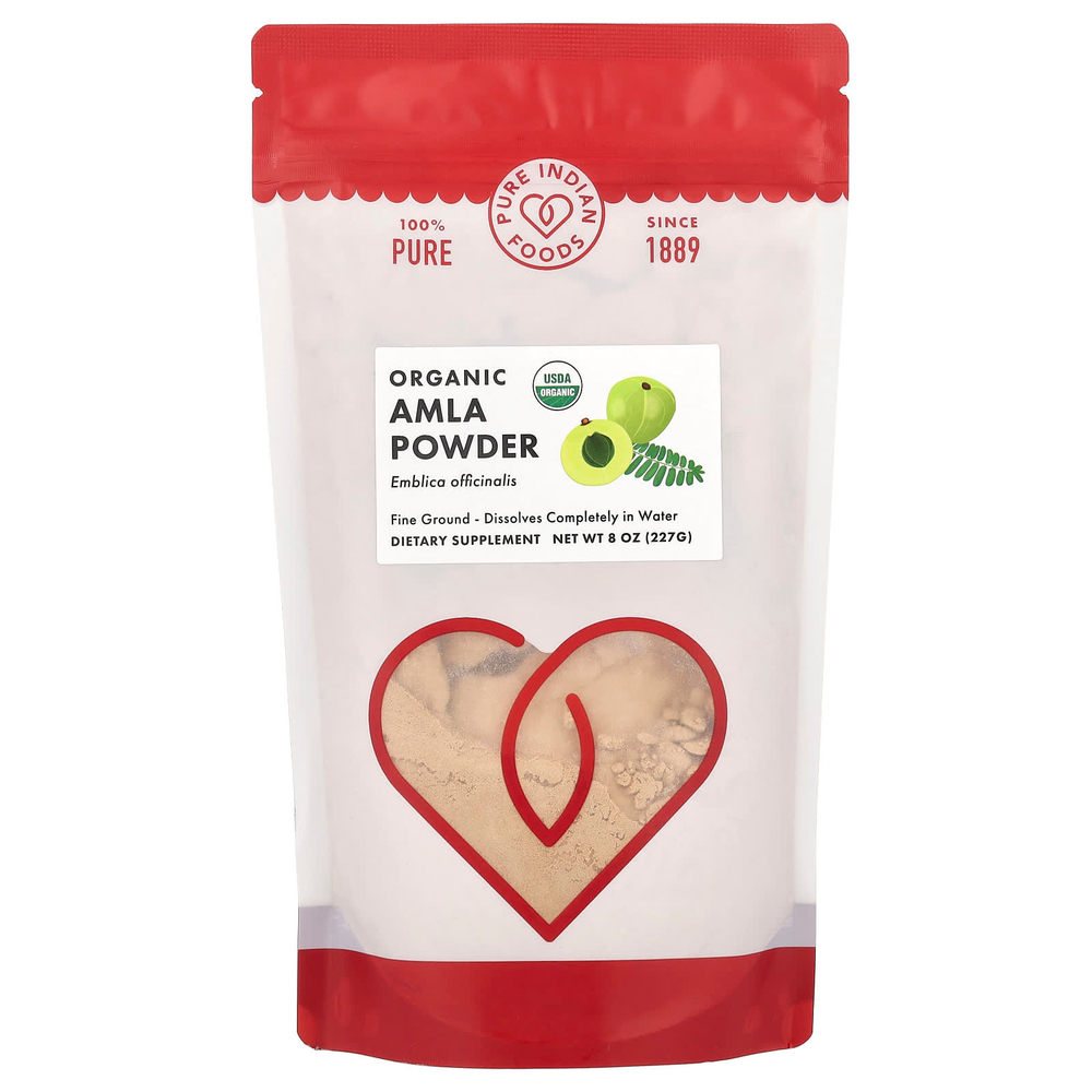 Pure Indian Foods, органический порошок из амлы, 227 г (8 унций)