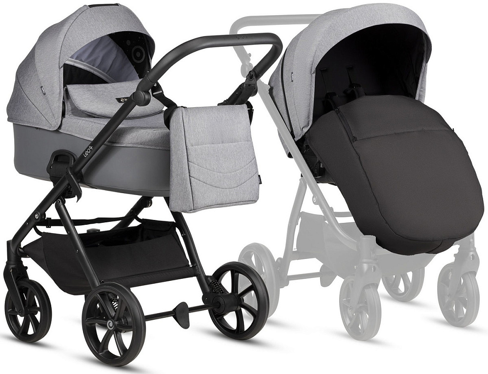 Детская коляска Tutis Leo 3 Plus 2 в 1 1582227 Stone Grey
