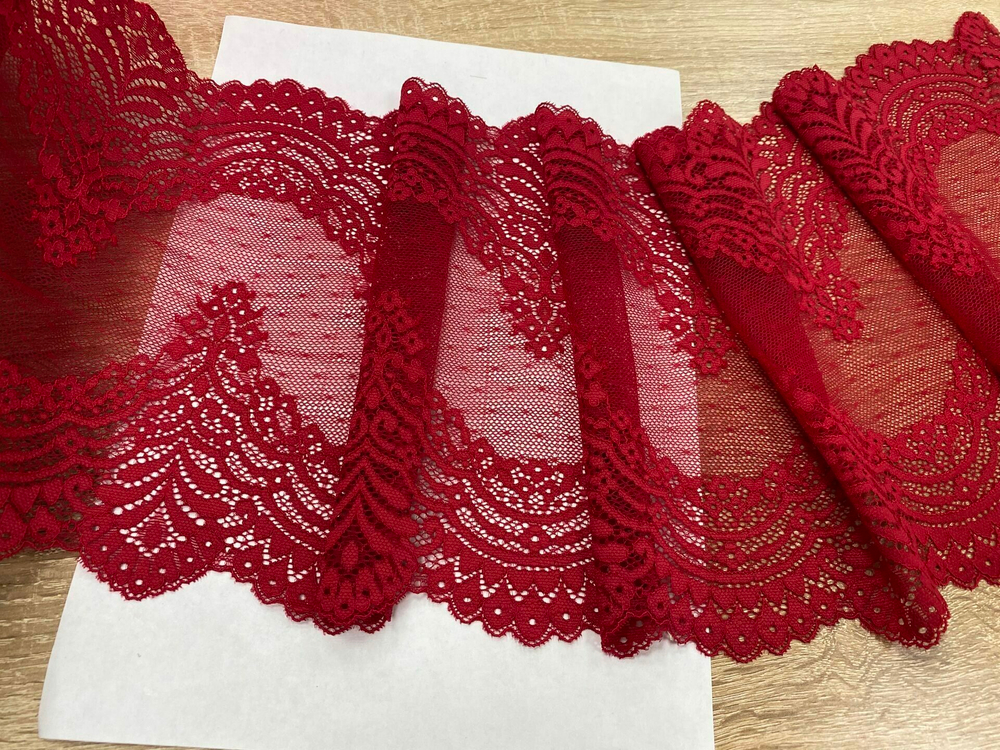 КРАСНОЕ (волна), эластичное кружево для нижнего белья ВО