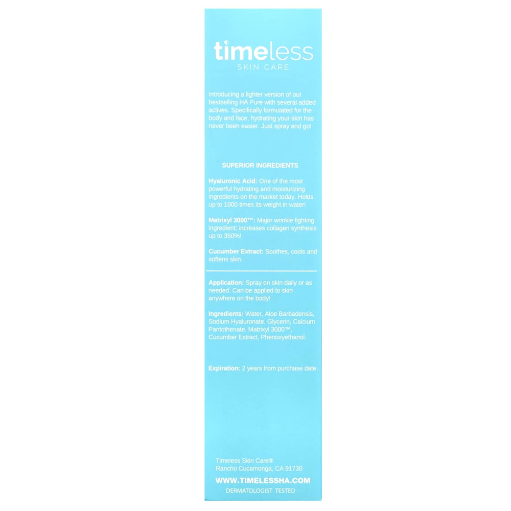 Timeless Skin Care, HA Matrixyl 3000 ™ со спреем из огурцов, 120 мл (4 жидк. унц.)