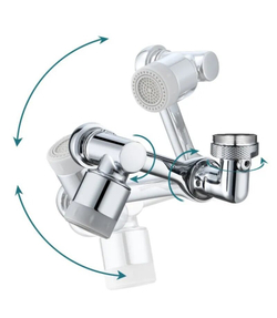 Универсальный кран 2 режима поворотная насадка аэратор для смесителя