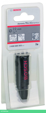 Алмазная коронка Bosch Diamond for Hard Ceramics 22 мм 2.608.580.303