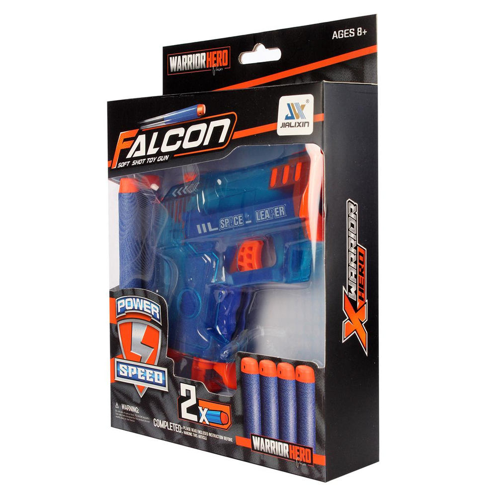 Пистолет с мягк.пулями, коробка JLX7326