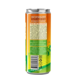 Биоактивный тоник Switchel Апельсин+Мед+Имбирь 59NORTH, 330 мл, банка сзади