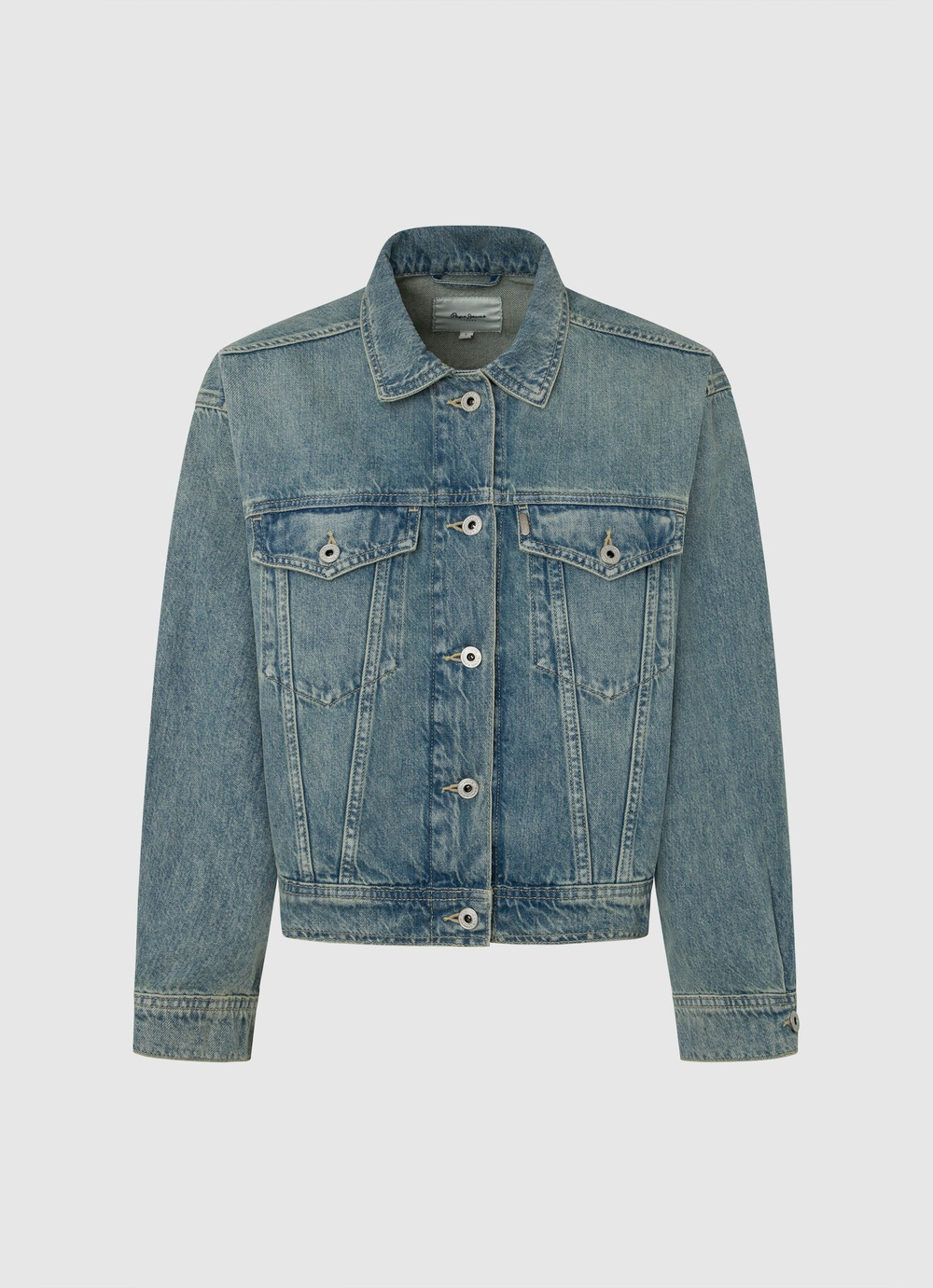 Джинсовая Куртка PEPE JEANS  свободного кроя