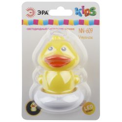 Ночник - светильник светодиодный ЭРА NN-609-SW-Y в розетку с выключателем желтый