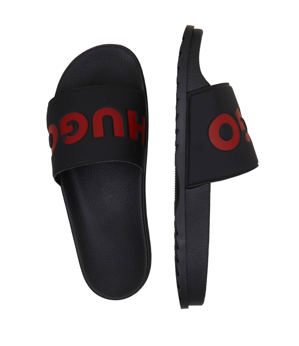 Шлепанцы Match_it_Slid_rblg_N HUGO - черный(50498352)