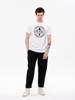 Футболка UNAFFECTED Круг Белый