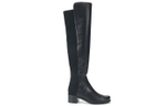 Stuart Weitzman/SW 5050 Fabric With Leather Over the knee Boots Women"s Black