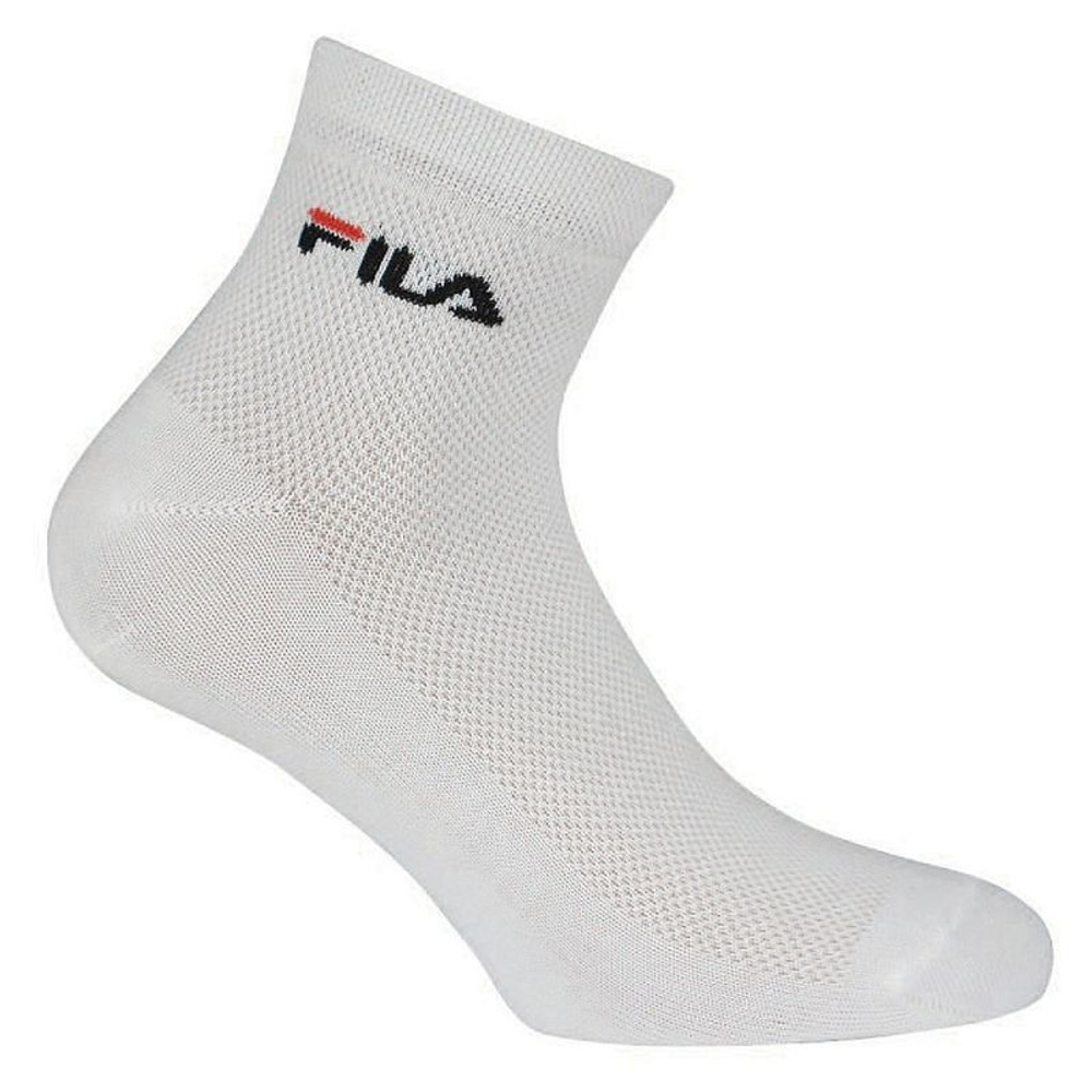 Теннисные носки Fila Quarter Mercerized Cotton 3P - белый