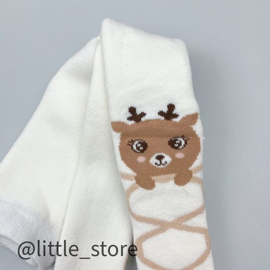 Колготки махровые Балеринка, Молочные