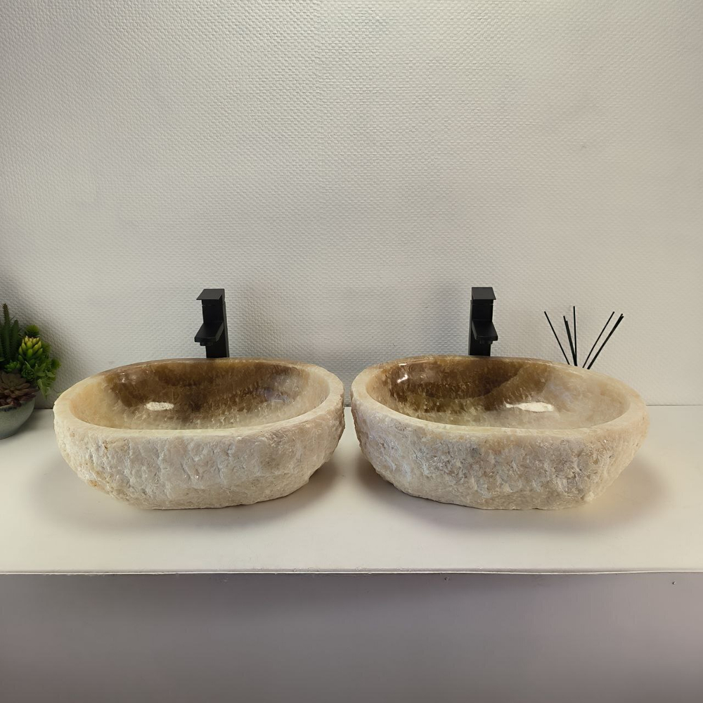 Раковина из оникса ПАРА! Erozy Yellow EO-62301 51*40*15 0095