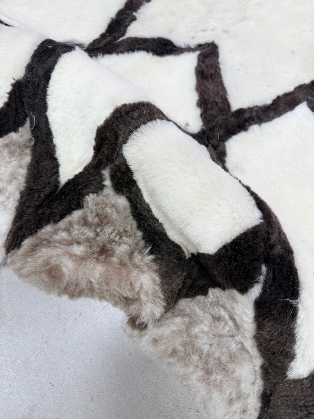 Ковер шкура натуральная овчина меховой