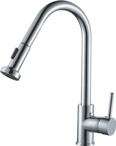 16023 Смеситель для кухни ВЫДВИЖНОЙ "GANZER"