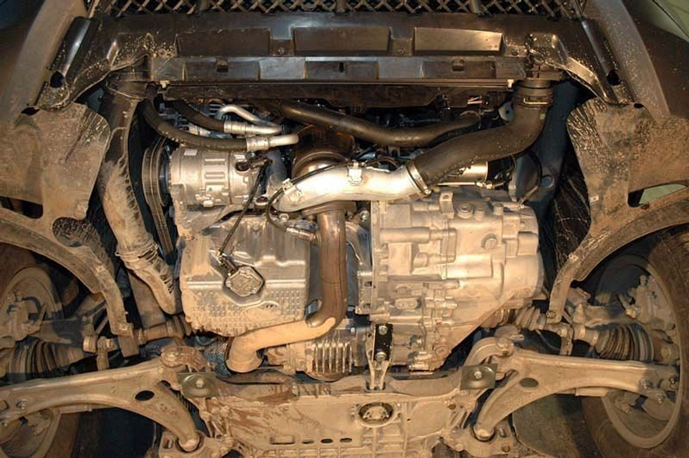 Защита картера и КПП Sheriff для Volkswagen Tiguan I (NF) 2007-2017 арт.26.1503