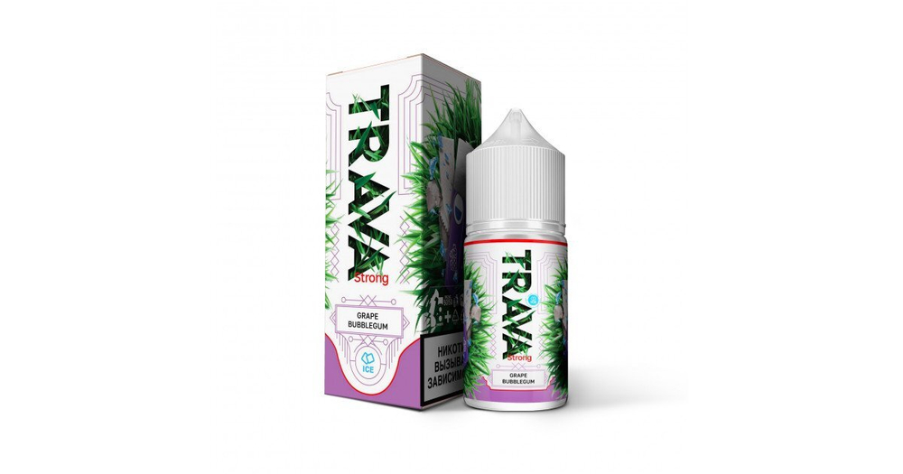 TRAVA Strong - Grape Bubblegum (30 ml 5% nic)