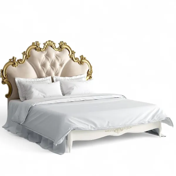 Кровать с мягким изголовьем 160*200