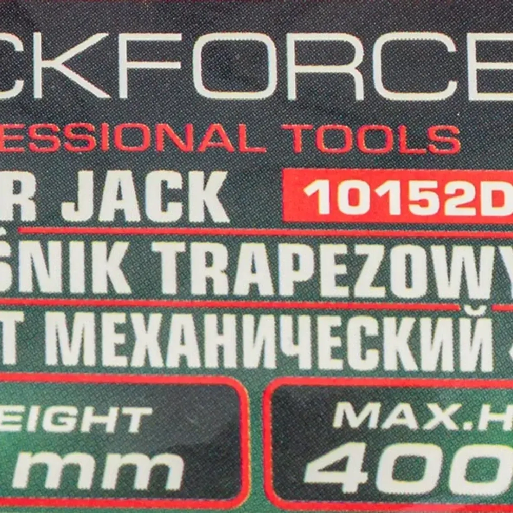 Домкрат механический ''ромб''2т (h min 115мм, h max 400мм, L-420мм) в водоотталкивающем чехле RockForce RF-10152D