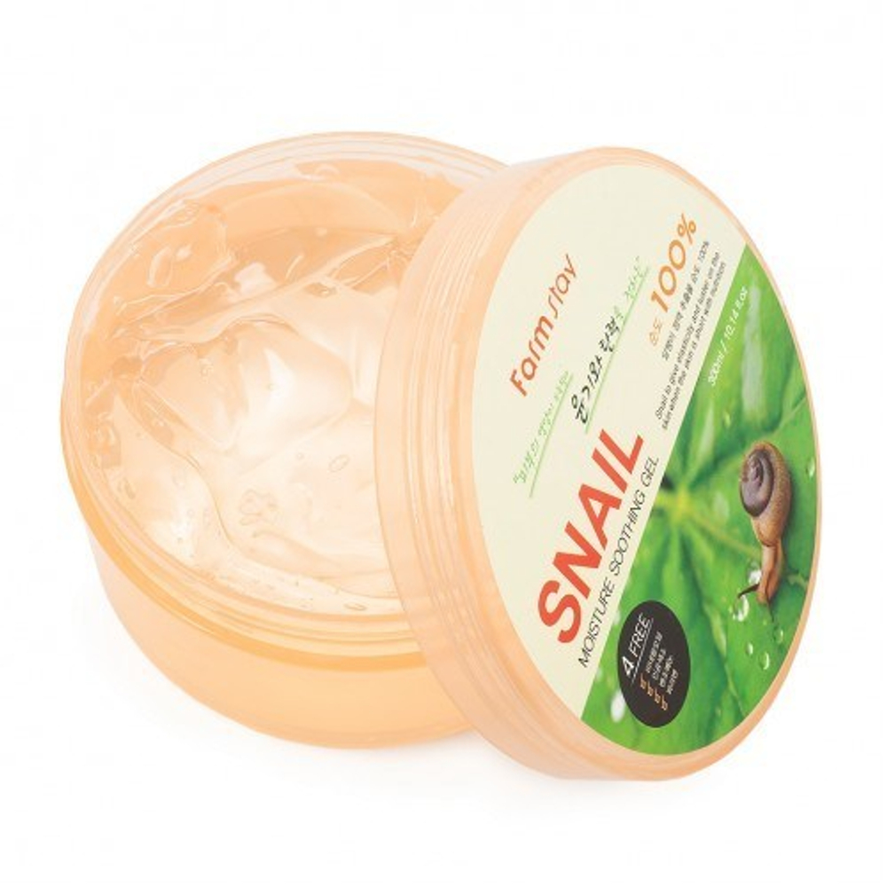 Farm Stay Moisture Soothing Gel Snail многофункциональный гель с экстрактом слизи улитки