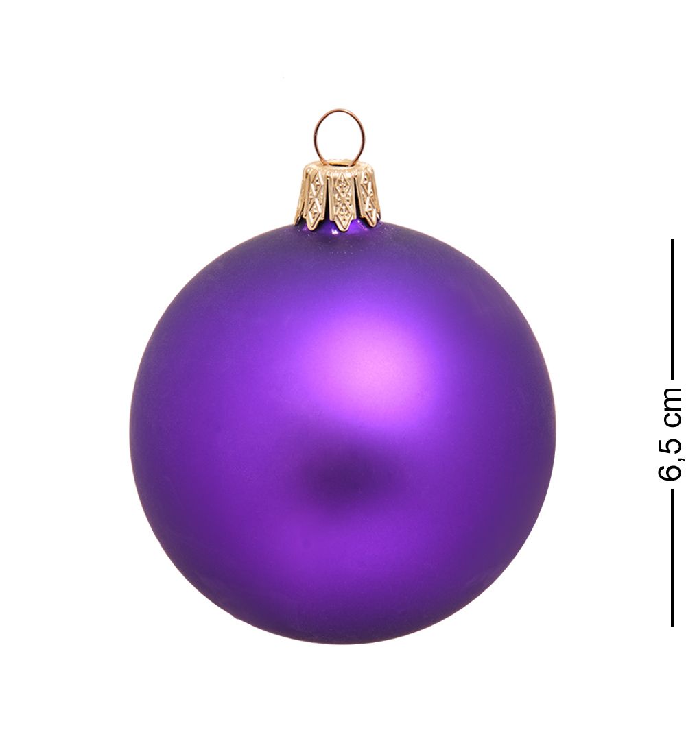 Элита НФШ-1008/4 Ел. украшение Шар «Ангел» 65 мм, фиолетовый