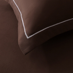 Комплект постельного белья Однотонный Сатин с Одеялом (простынь на резинке) FBR017