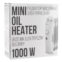 Радиатор масляный электрический (220-240V, 1000W, 9 секций, 1 режим нагрева) FORCEKRAFT FK-YL-B12-9