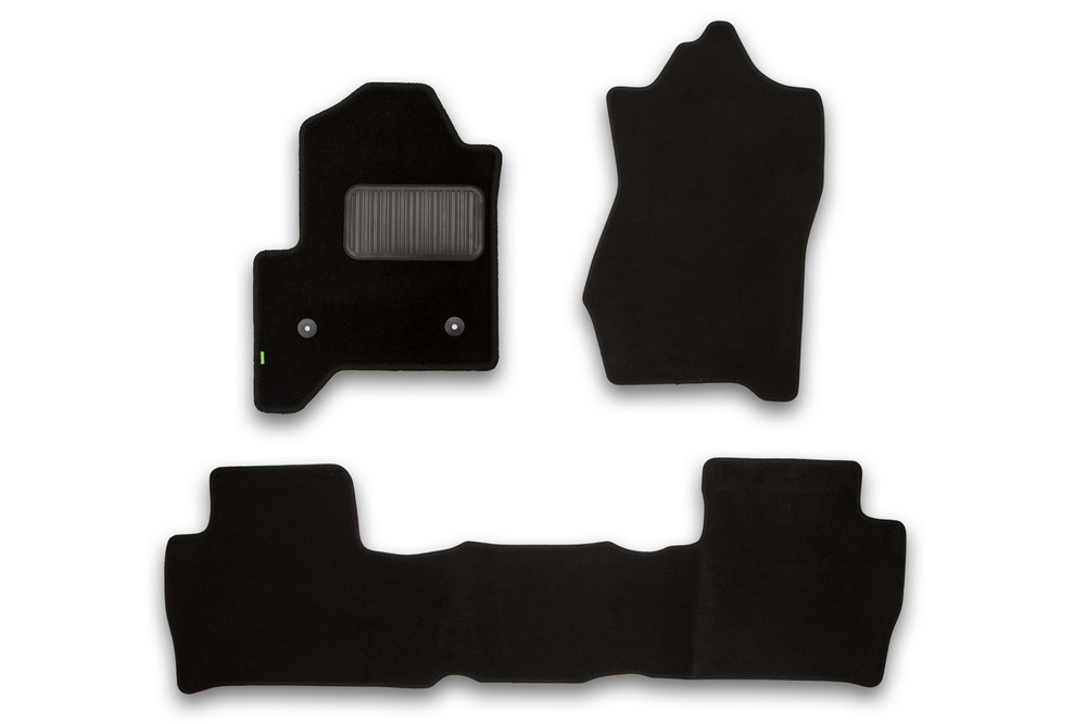 Коврики в салон Klever Standard CHEVROLET Tahoe, 2014-2020, 2020-, кроссовер, 3 шт. (текстиль) Klever.KLEVER02082301210KH