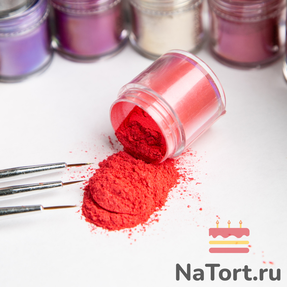 Краситель сухой перламутровый Bakerika «Розовый блеск» 4 гр