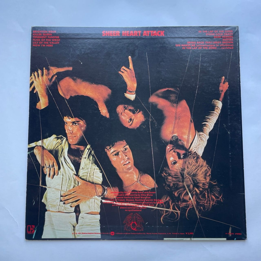 Винтажная виниловая пластинка LP Queen Sheer Heart Attack (Япония 1975) (Без Оби) Brighton Rock