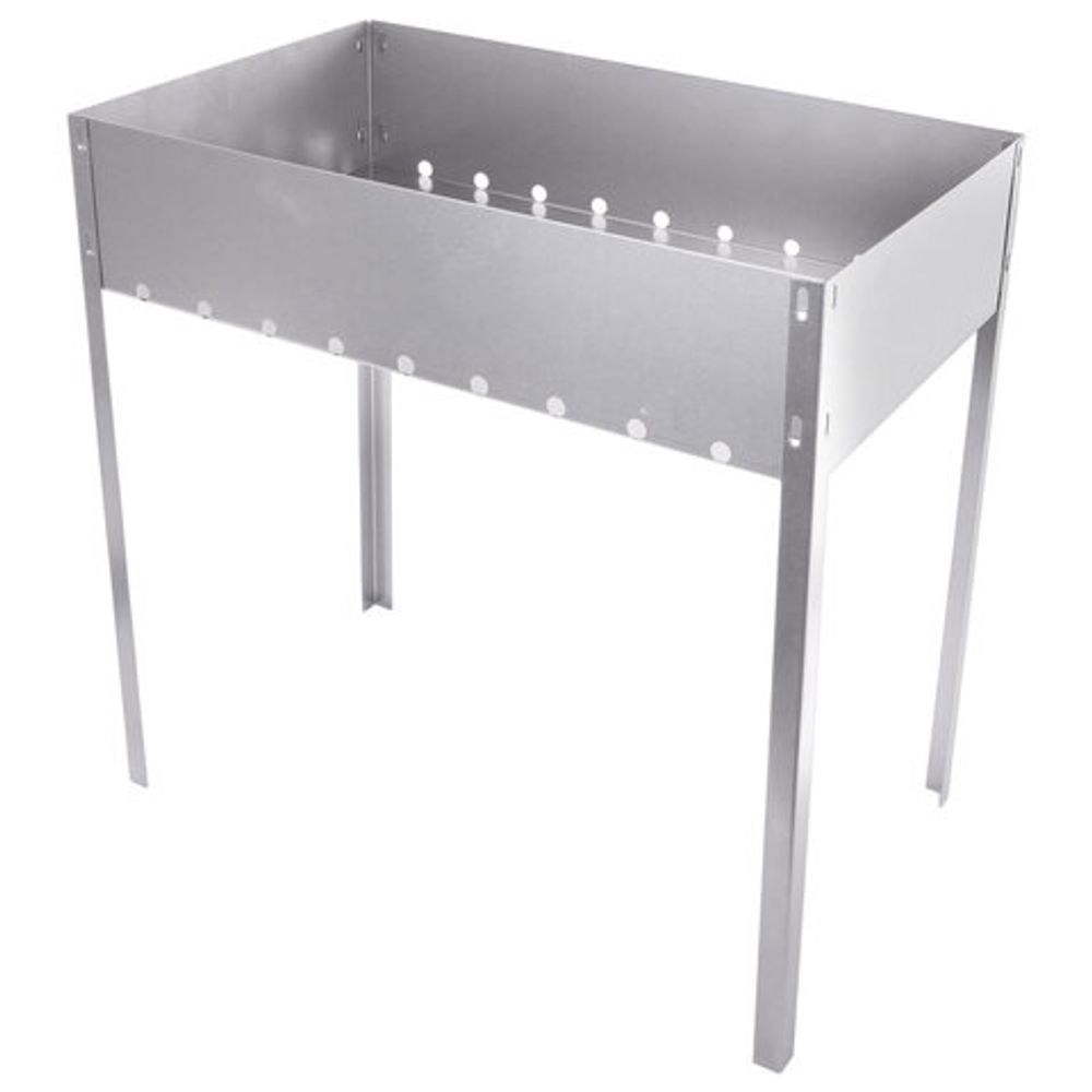 Мангал сборный стальной, размер 500х300х500 мм, в термопленке, 701726