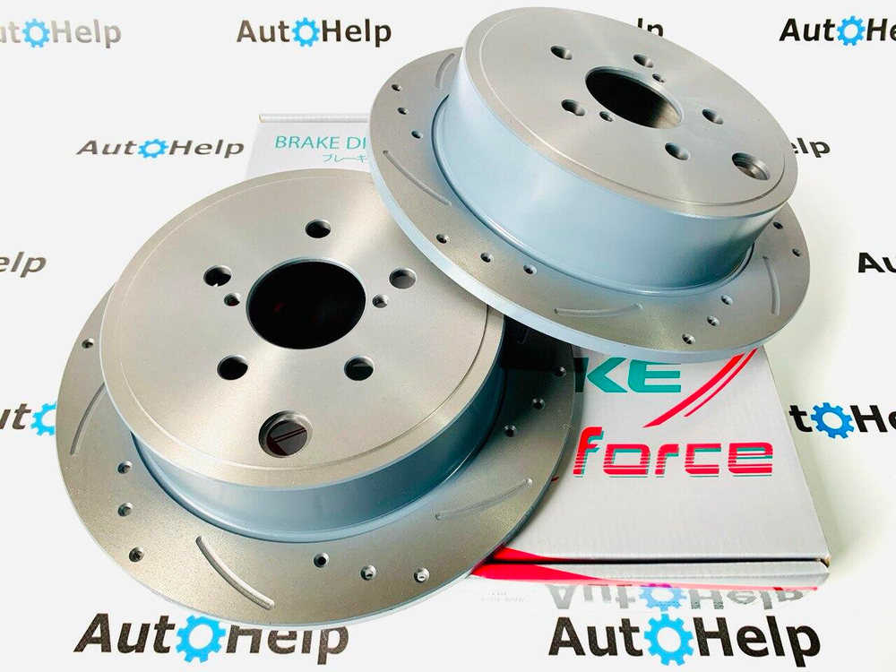 Диск тормозной перфорированный G-Brake GFR-01898L задний левый 286mm