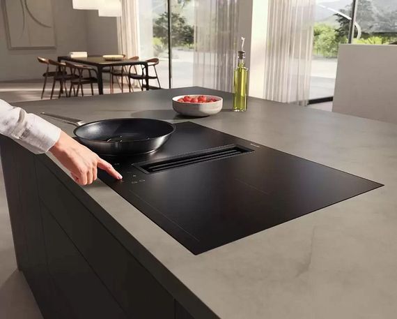 Варочная панель с вытяжкой Miele KMDA 7876 FL-U MattFinish