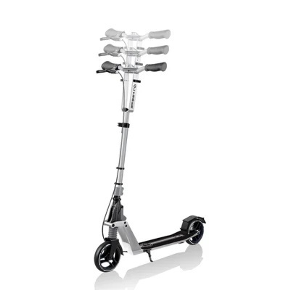 Самокат Globber One K 165 BR серебристый