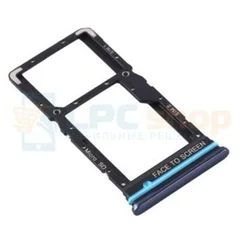 Sim лоток для Xiaomi POCO X3 синий