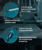 Набор отверток: слесарных (8 шт), для точных работ (10 шт)