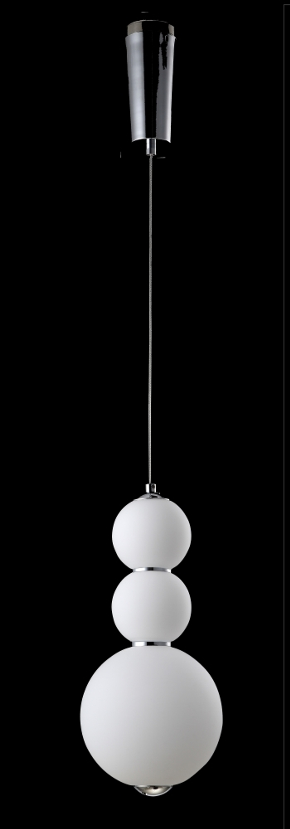 Подвесной светодиодный светильник Crystal Lux DESI SP3 CHROME/WHITE