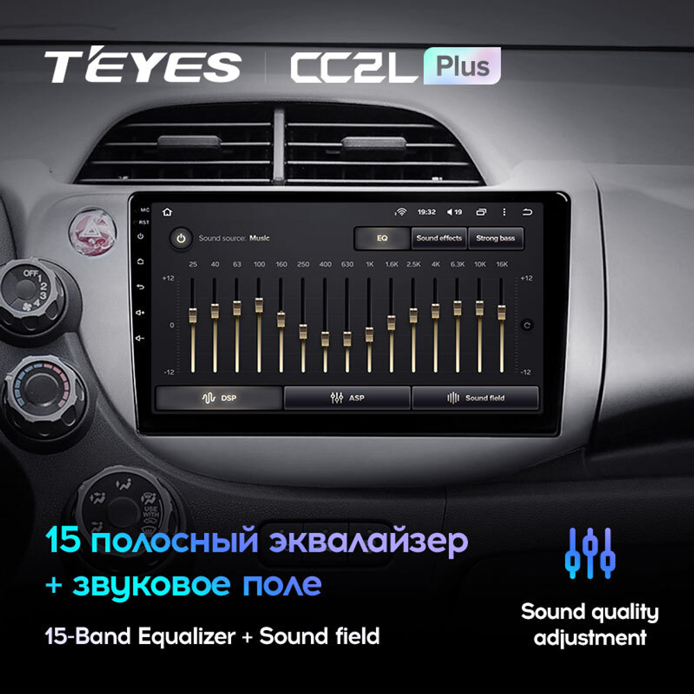 Teyes CC2L Plus 10,2" для Honda Jazz 2 2008-2014