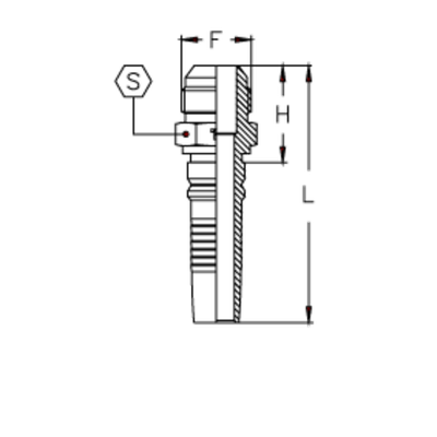 Фитинг DN 25 JIC (Ш) 1.5/8 Interlock