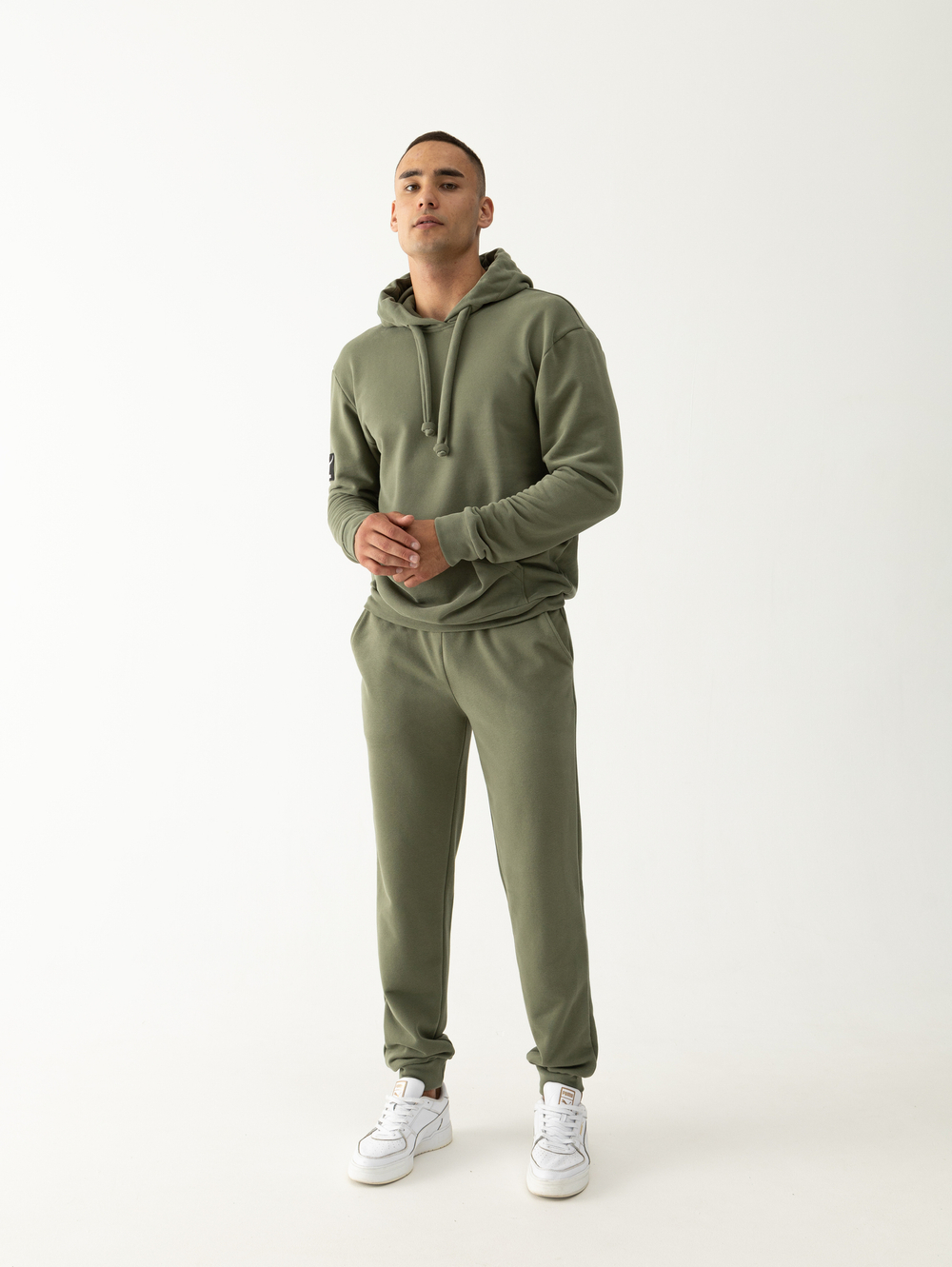 Костюм мужской спортивный (без начеса). Олива