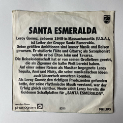 Винтажная виниловая пластинка 7 дюймов (маленькая пластинка) Santa Esmeralda Starring Leroy Gomez, Don't Let Me Be Misunderstood and Esmeralda Suite (Germany 1977)
