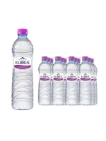 Вода негазированная Эльбрус минеральная природная, 12 шт х 0,5 л