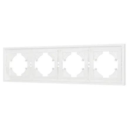 Рамка пластиковая FRM-TENDO-SFPL-4-WH (Arlight, -) 054656