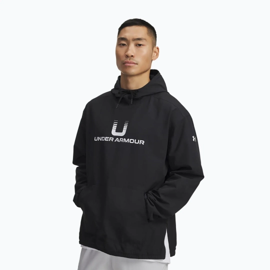 Худи Under Armour Unstoppable Woven Hoodie black/white