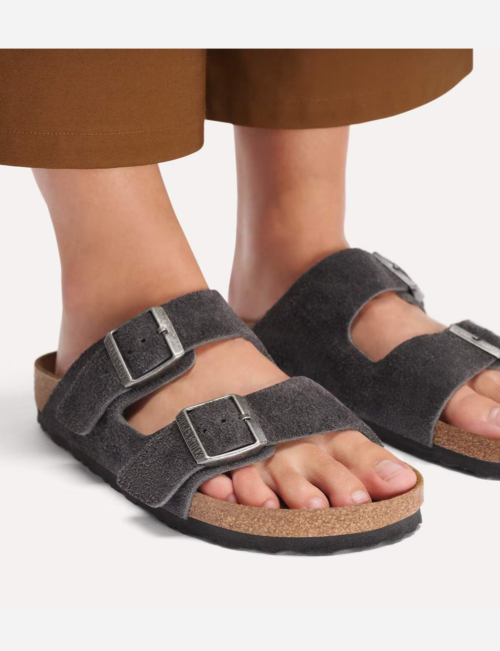 Birkenstock Arizona Suede "Charcoal"