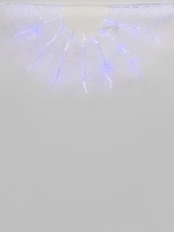 ULD-E3104-288-DTK BLUE IP20 RAINBOW-1 Занавес светодиодный фигурный Радуга-1. 3.1х0.4м. 4 подвеса. 288 светодиодов. Синий свет. Провод прозрачный. TM Uniel.