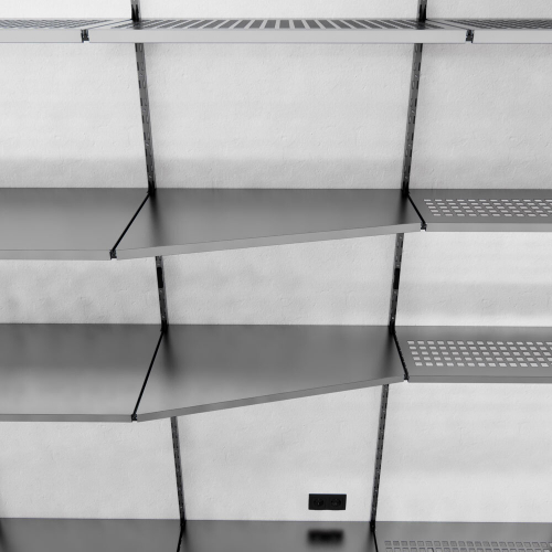 Металлическая полка IF скошенная