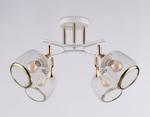 Светильник потолочный TR80175/4 WH/FGD белый/золото E27/4 max 40W D640*260